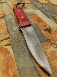 Bushcraft knife japanese triple layer steel.jpeg