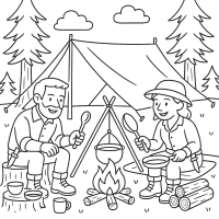 Campers Cooking by the Fire.png