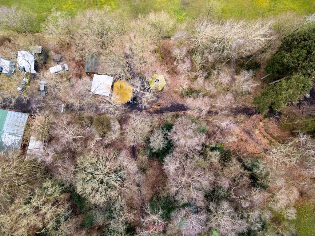 site aerial view